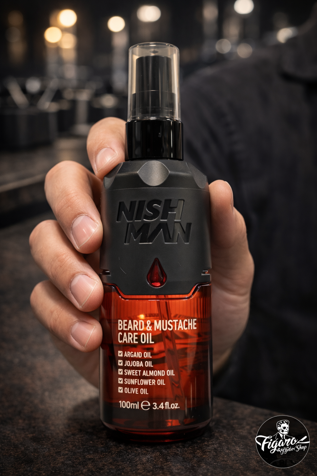 acceite de barba Nishman 100ml