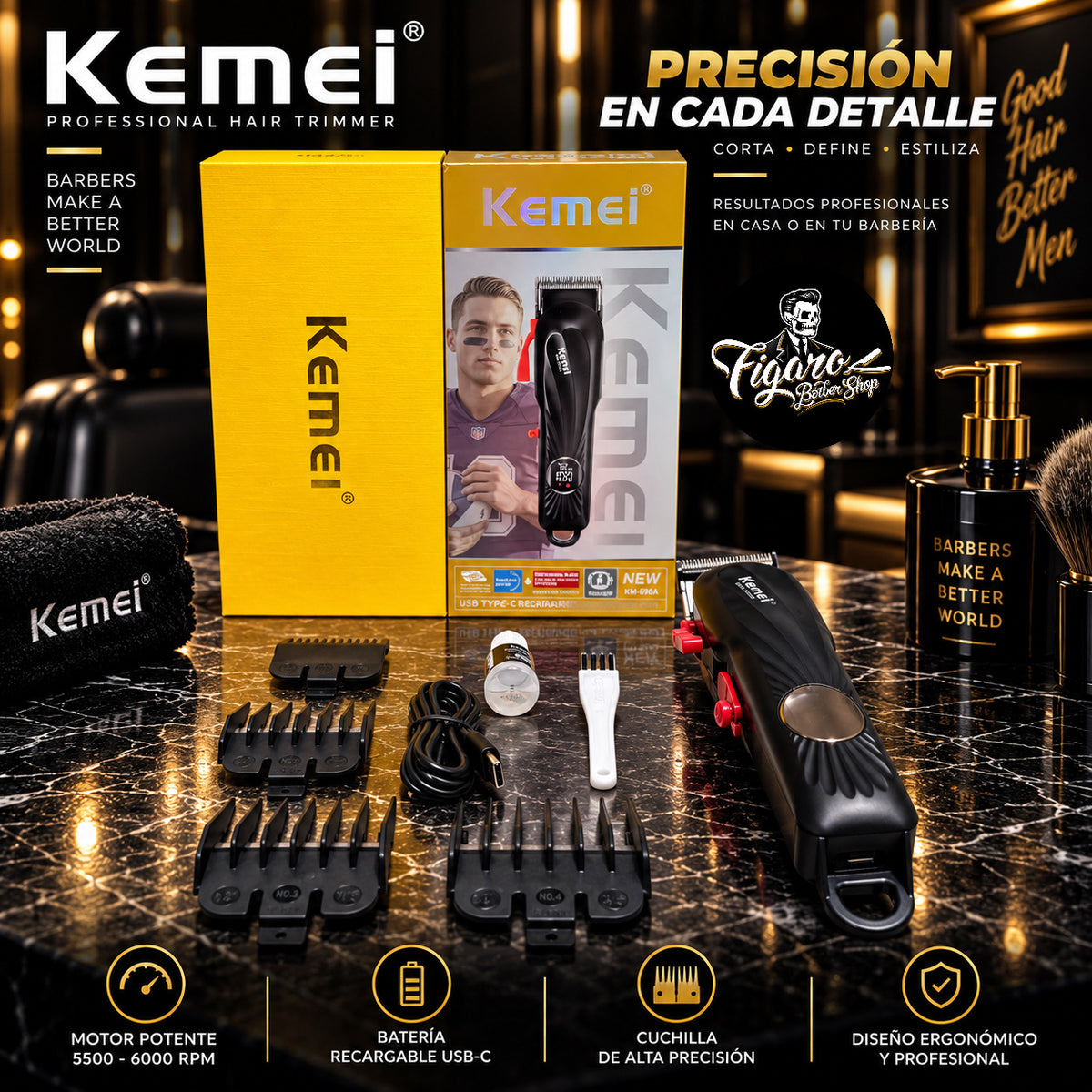 Clipper Kemei KM 806A