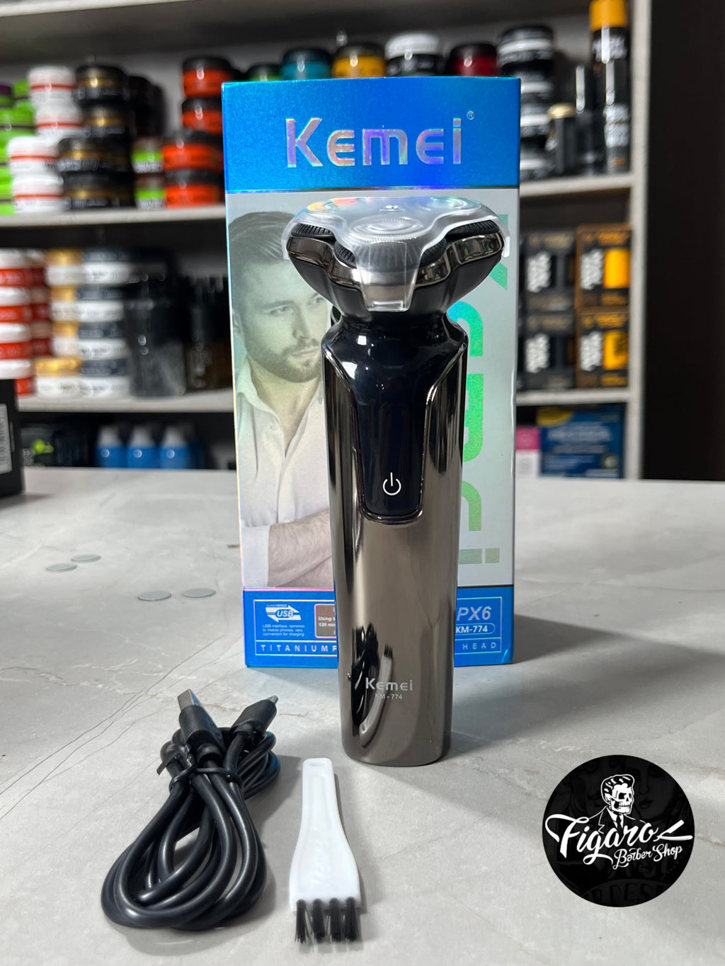 Shaver Kemei 744