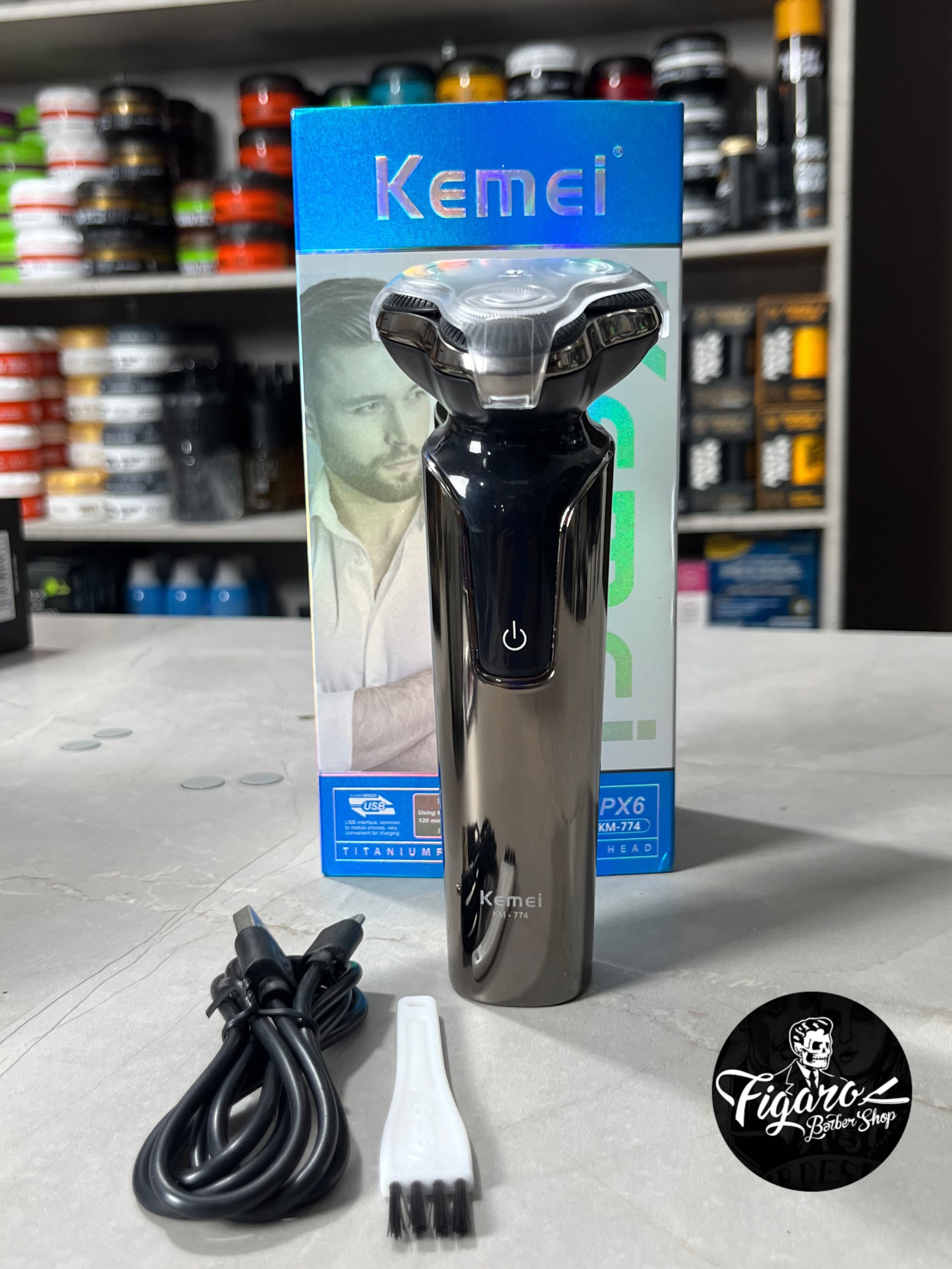 Shaver Kemei 744