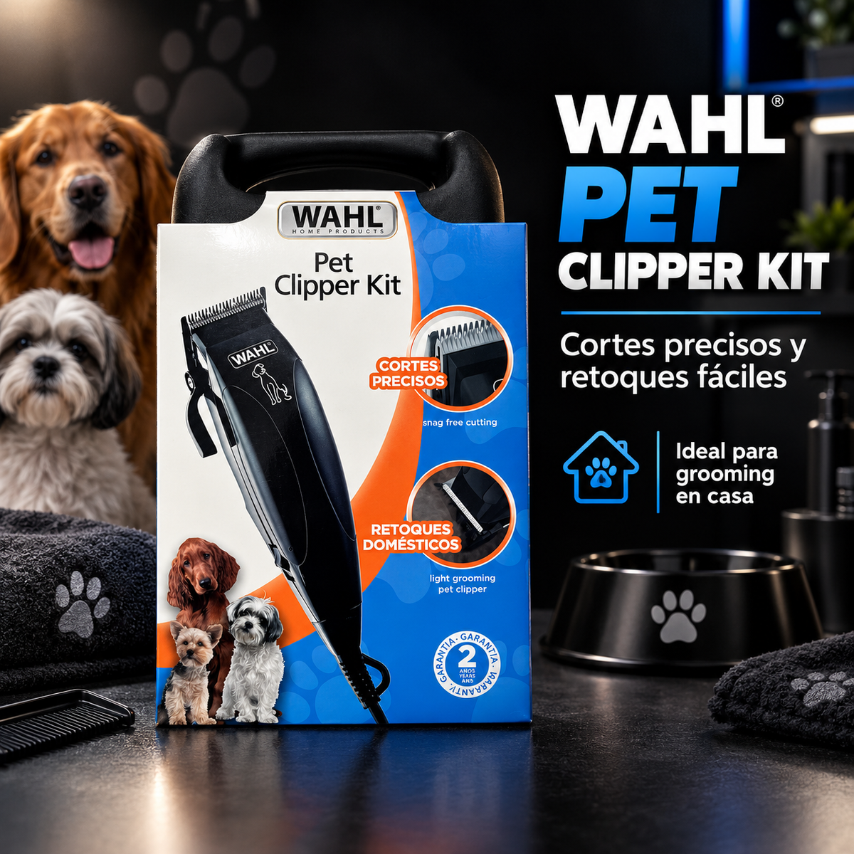 Máquina de mascota wahl Pet