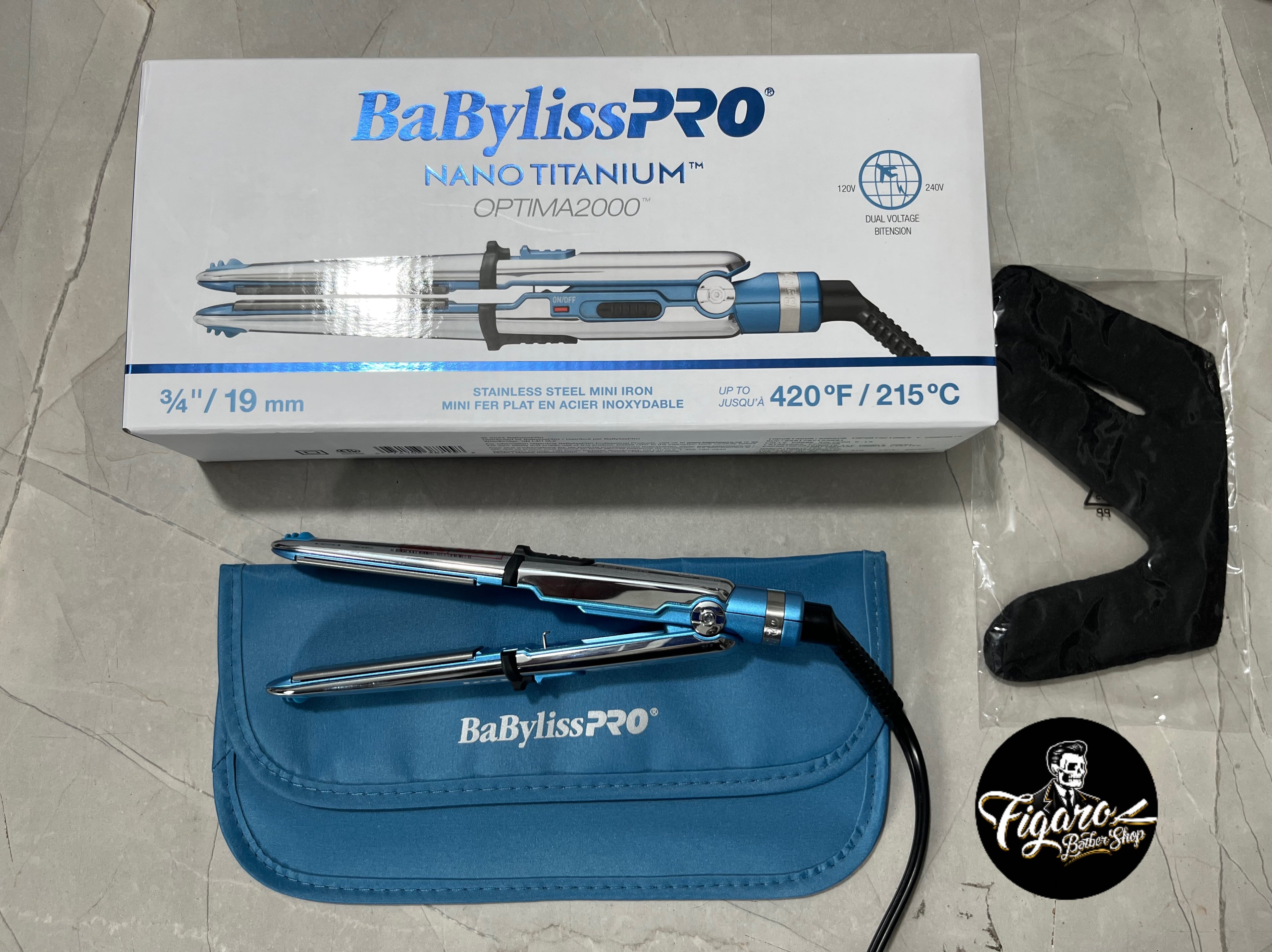 Mini plancha Babyliss Nano Titanio Óptima 2000