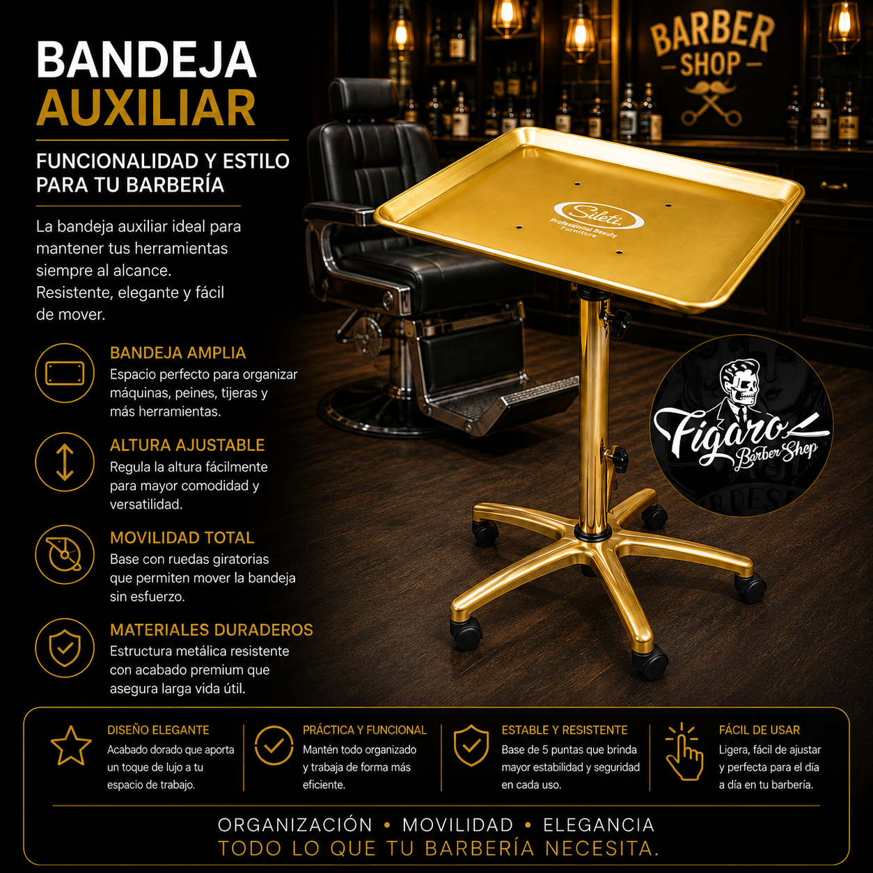 Bandeja auxiliar