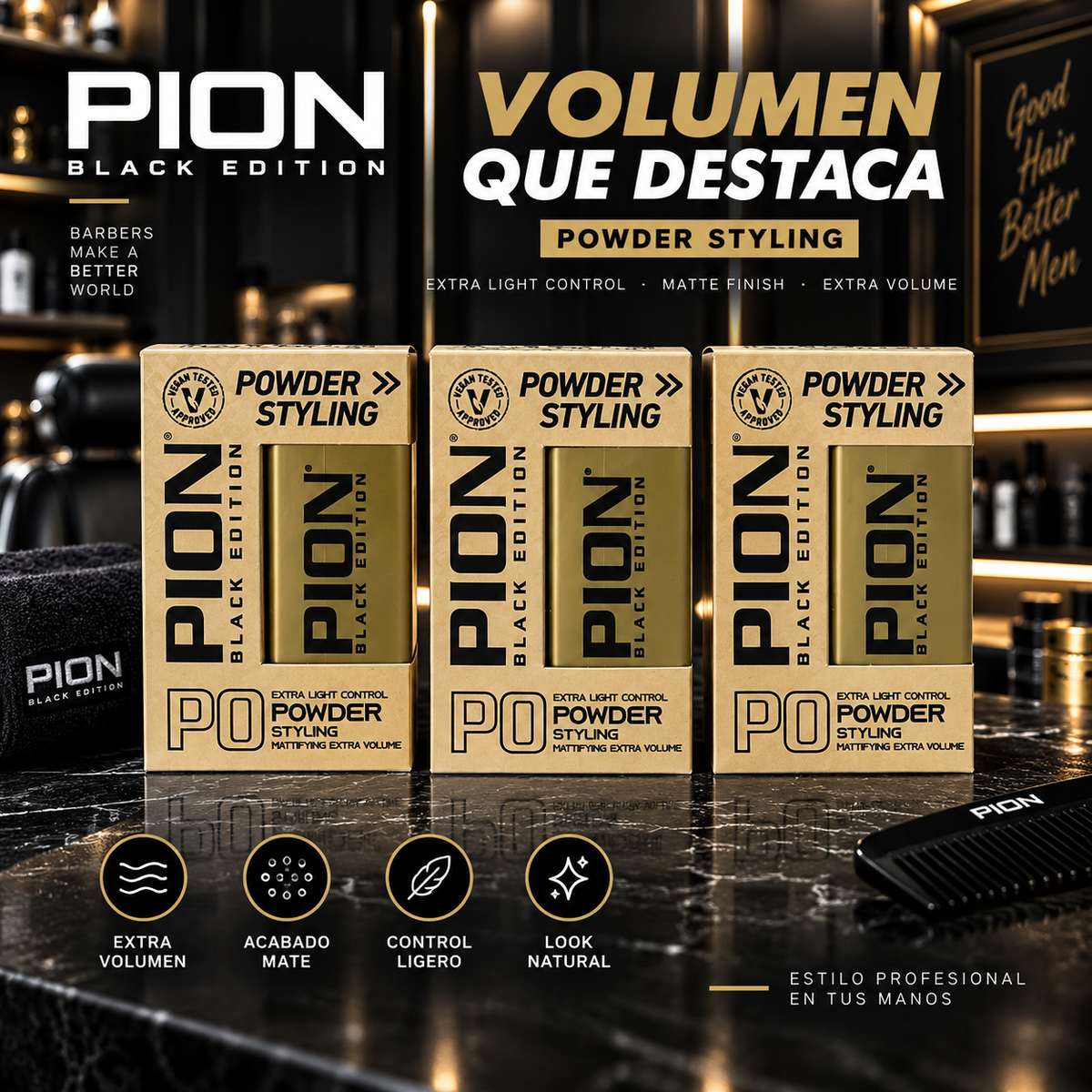 Pion Black Edition Powder Styling P0