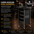 Carro auxiliar para barbería