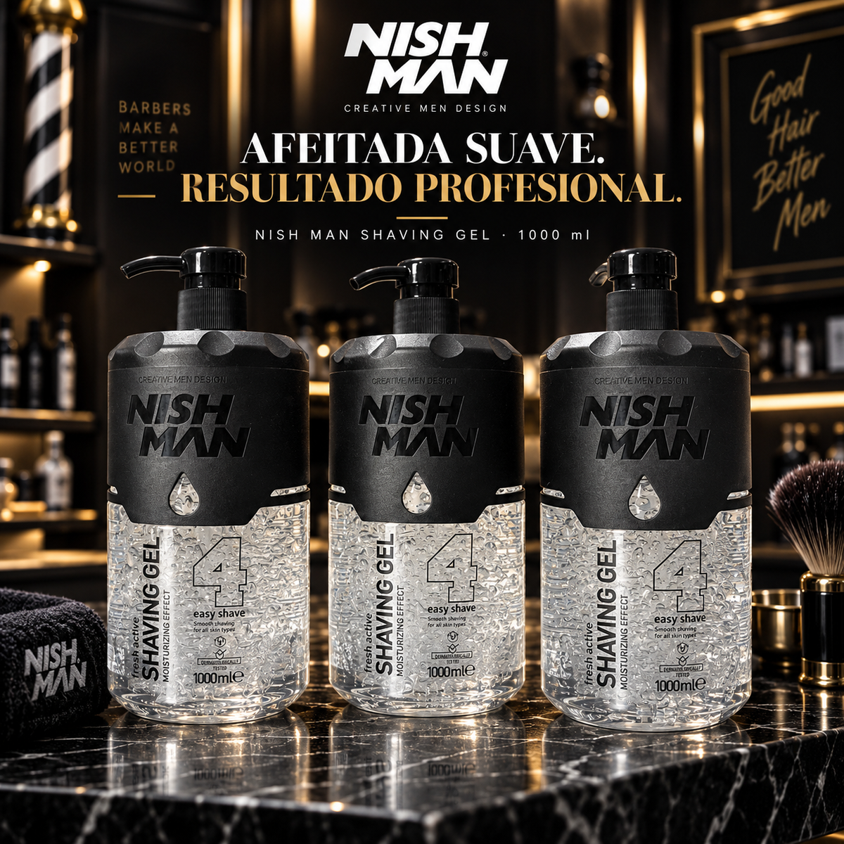 Shaving Gel 4 NishMan Litro