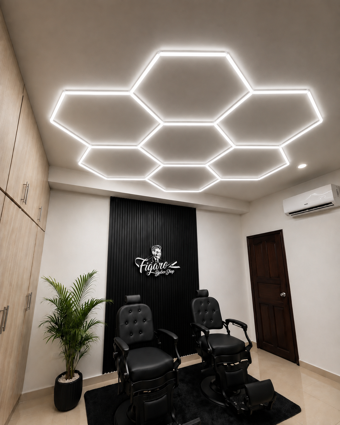 Luces hexagonales 7
