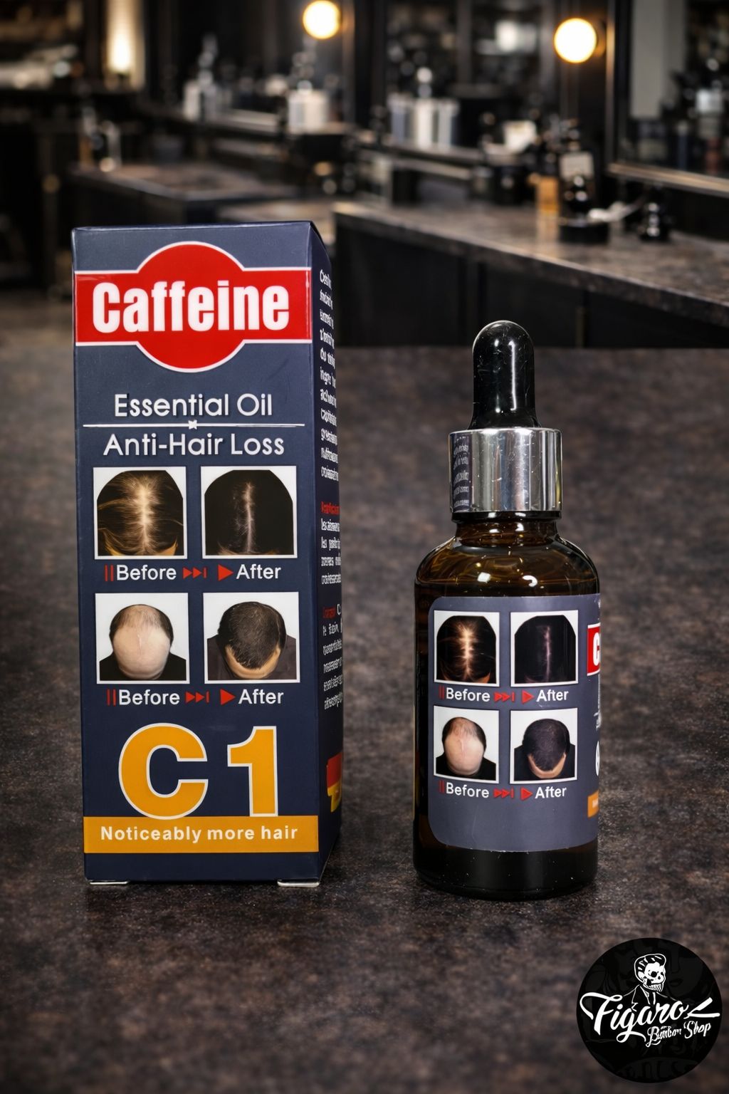 Aceite con caffeine